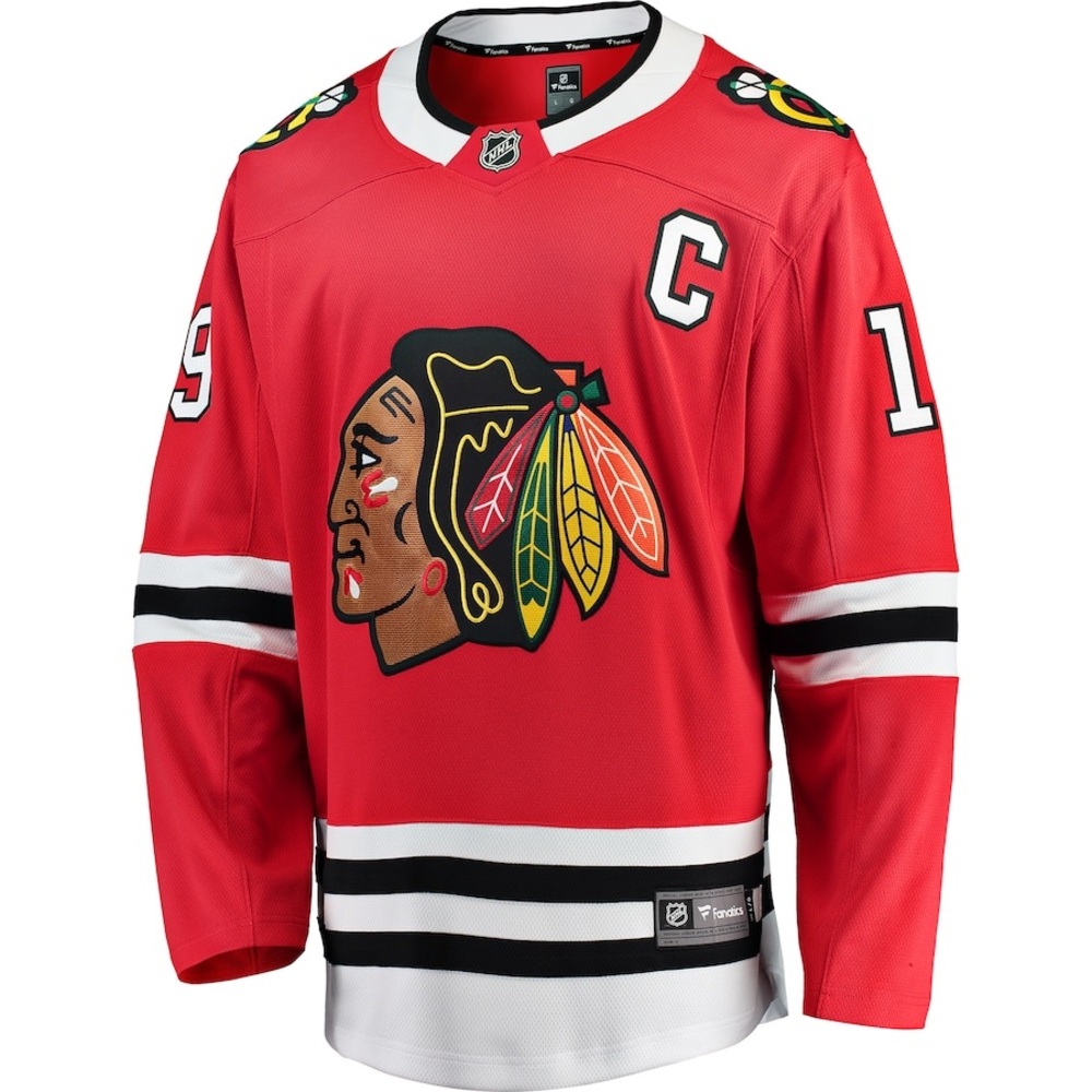 NHL Fanatics Blackhawks Toews Jersey brand new Adult XL